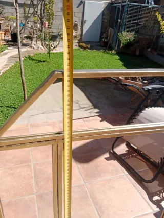 Espejo decorativo dorado