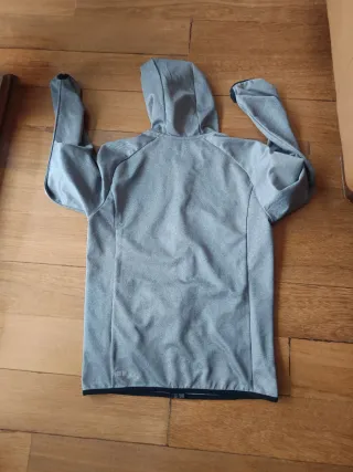 Sudadera fina Uniqlo gris unisex