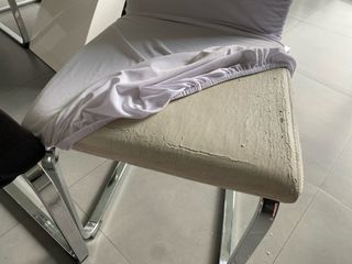 Mesa comedor cristal y 4 sillas