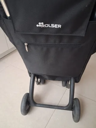 Carro de la compra Rolser negro
