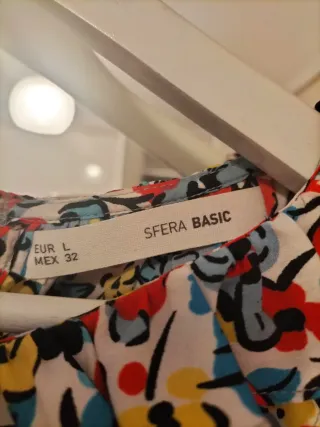 Camisa sin mangas floral multicolor