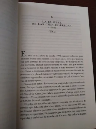Enrique Ponce: Un torero para la historia