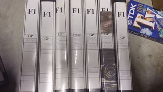 Lotto di 50 VHS con registrazioni dei GP di Formul