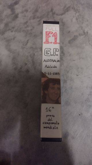 Lotto di 50 VHS con registrazioni dei GP di Formul