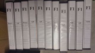 Lotto di 50 VHS con registrazioni dei GP di Formul