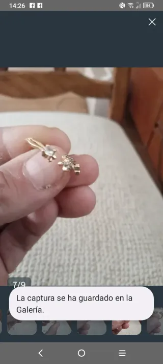 2 Anillos Bañados en Oro 24k Ajustable Mujer