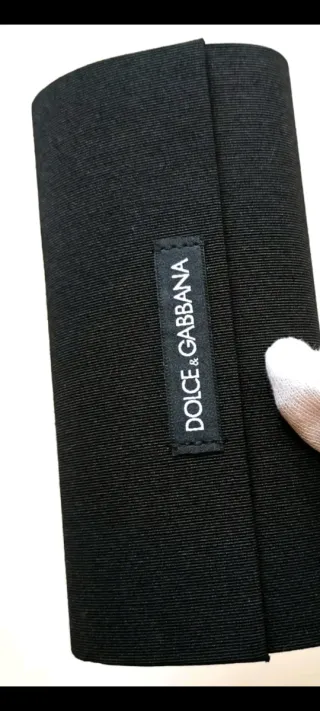 Custodia porta occhiali Dolce&Gabbana nera