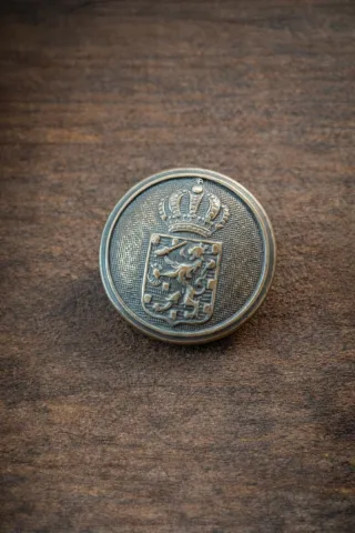 8 botones militares noruegos antiguos de 1900