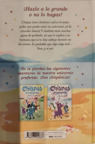 Pack 2 libros. Chispas y el unicornio