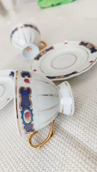 Set 2 tazze Adano gold collection