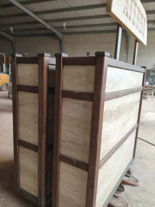 Jardineras de madera rústicas