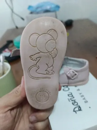 Zapatillas Merceditas Niña Talla 19 Rosa