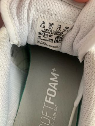 Zapatillas Puma Talla 40 Blancas y Negras