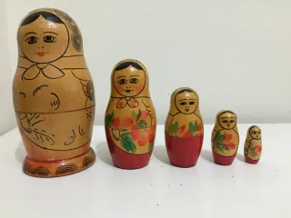 3 Matrioskas Made in USRR