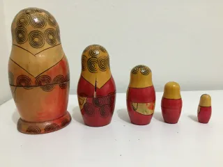 3 Matrioskas Made in USRR