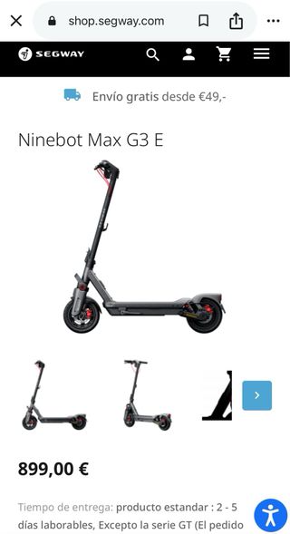 Patinete Eléctrico Ninebot by Segway