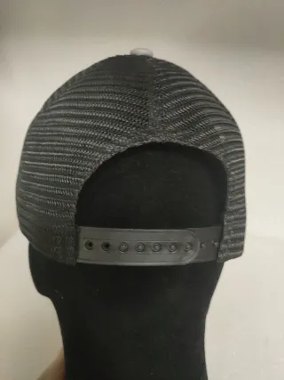 Gorra Trucker Gris con Bandera USA