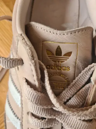 Zapatillas Adidas Samba Beige/Blanco Talla 39.5