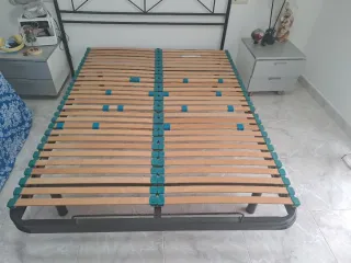 URGE VENDER Somier articulado manual + colchón 1.3