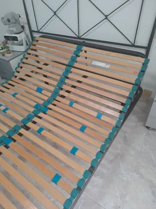 URGE VENDER Somier articulado manual + colchón 1.3