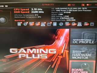 Placa Base MSI X470 Gaming Plus + Ryzen 3 1200