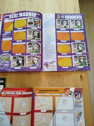 Lote 4 Álbumes Cromos LaLiga BBVA