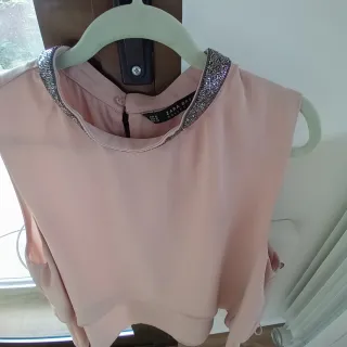 Top Joya Zara Rosa