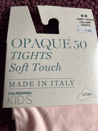 Medias Calzedonia 50 Den Niña 6-8 Años Rosa