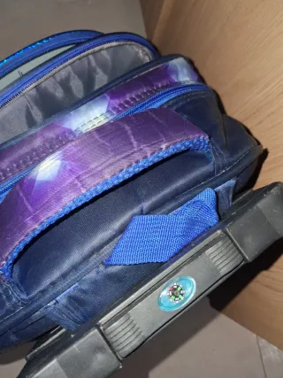 Mochila Avengers con ruedas y bolso