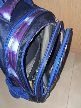 Mochila Avengers con ruedas y bolso