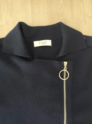 Chaqueta cruzada Fuul azul