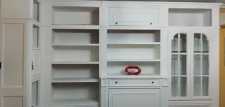 Mueble salón blanco 4 módulos desmontables