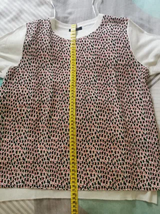Camiseta Parfois blanca con estampado