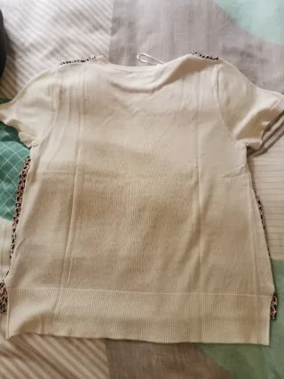 Camiseta Parfois blanca con estampado