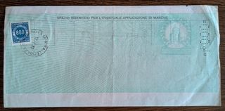 Lotto 23 cambiali bianche di diverso taglio