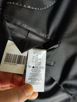 Traje Cortefiel Talla 46 Negro