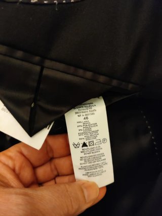 Traje El Corte Inglés. Talla 46 Negro