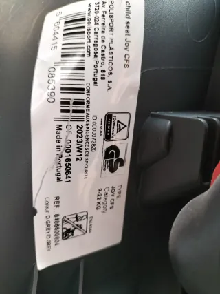 Silla portabebés bici Polisport