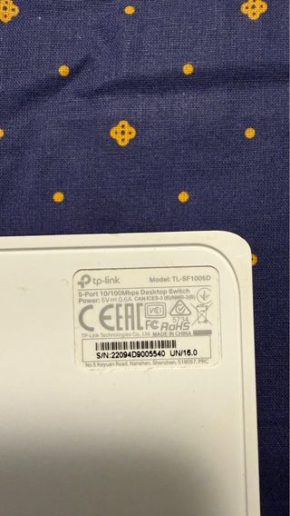 Switch TP-Link TL-SF1005D 5 Porte