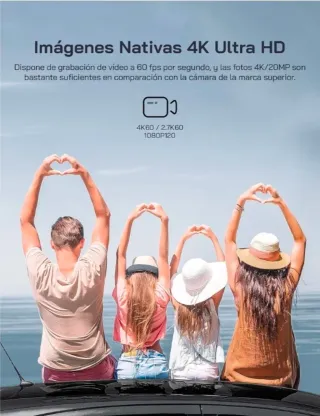 Cámara Deportiva Wolfang GA420 4K 60FPS