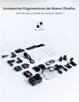 Cámara Deportiva Wolfang GA420 4K 60FPS