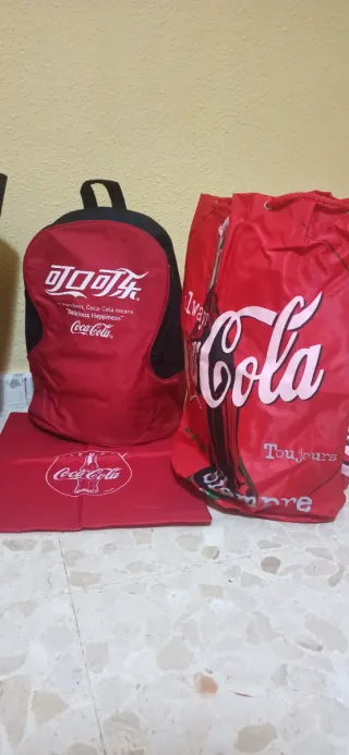 Conjunto Bolsos y Mochilas Coca-Cola