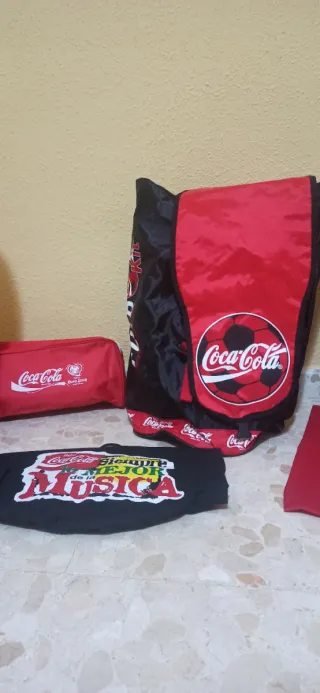 Conjunto Bolsos y Mochilas Coca-Cola