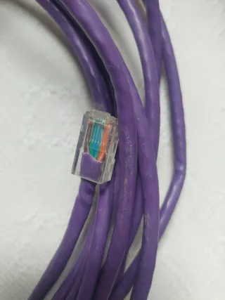 Cable Ethernet Cat 6 5m Morado