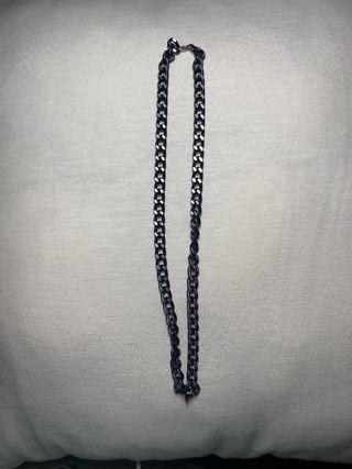 6 Collares Plata y Negro