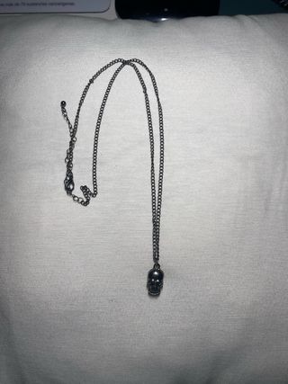 6 Collares Plata y Negro