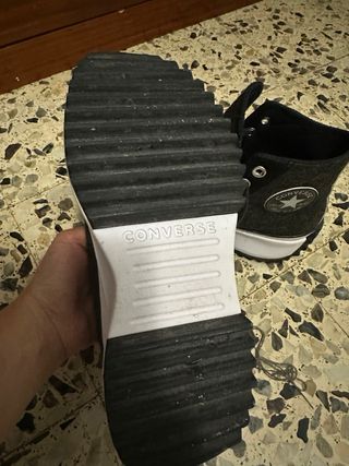 Converse Botas Plataforma Negras
