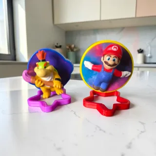 2 Figuras McDonald's Super Mario Galaxy