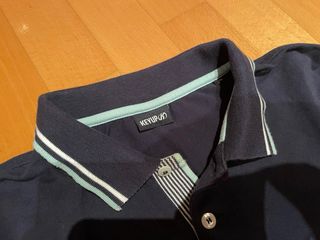Maglia polo blu uomo manica lunga Key Up tg.M