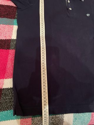 Maglia polo blu uomo manica lunga Key Up tg.M